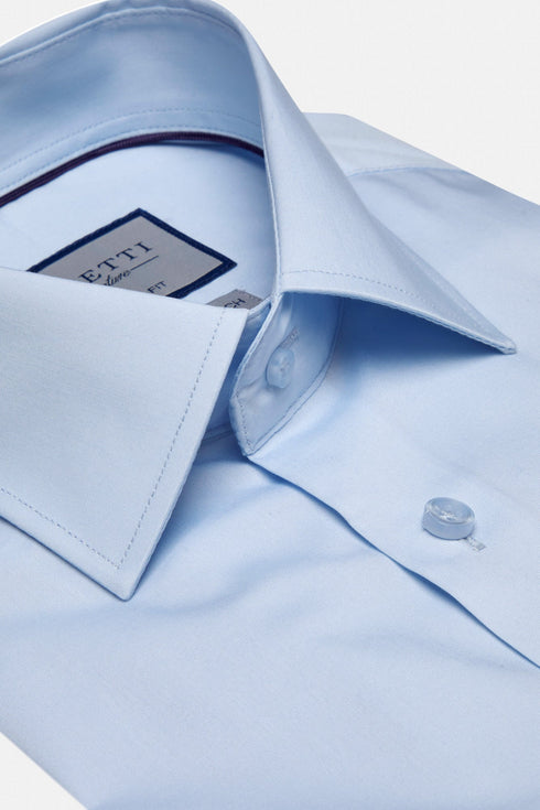 Benetti Oscar Tapered Fit Long Sleeve Formal Shirt - Men's Non-Iron Cotton
